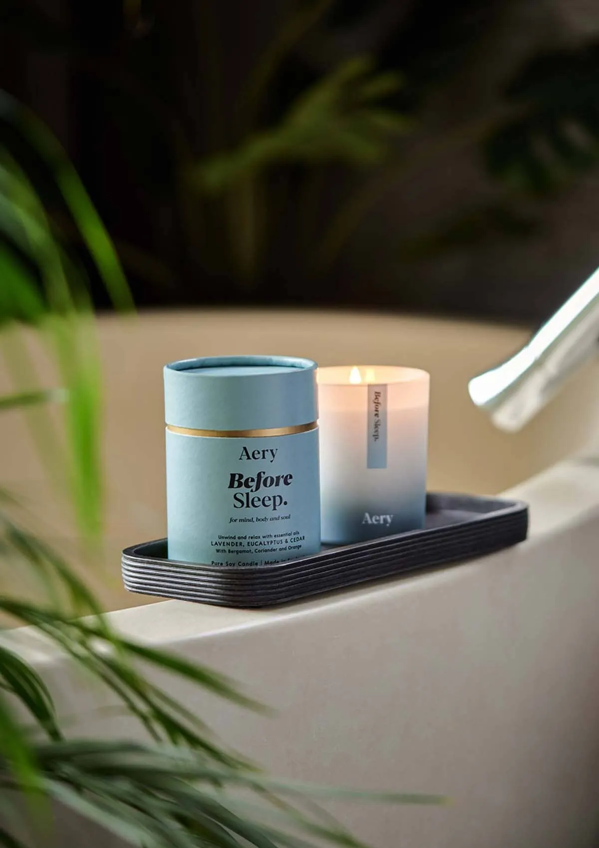 Before Sleep Scented Candle - Lavender Eucalyptus and Cedar