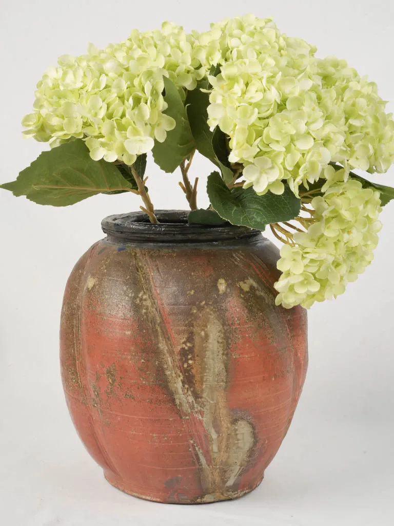 Large Vintage Woodfired Stoneware Vase by Josephte Grange-Sarles 12¼"