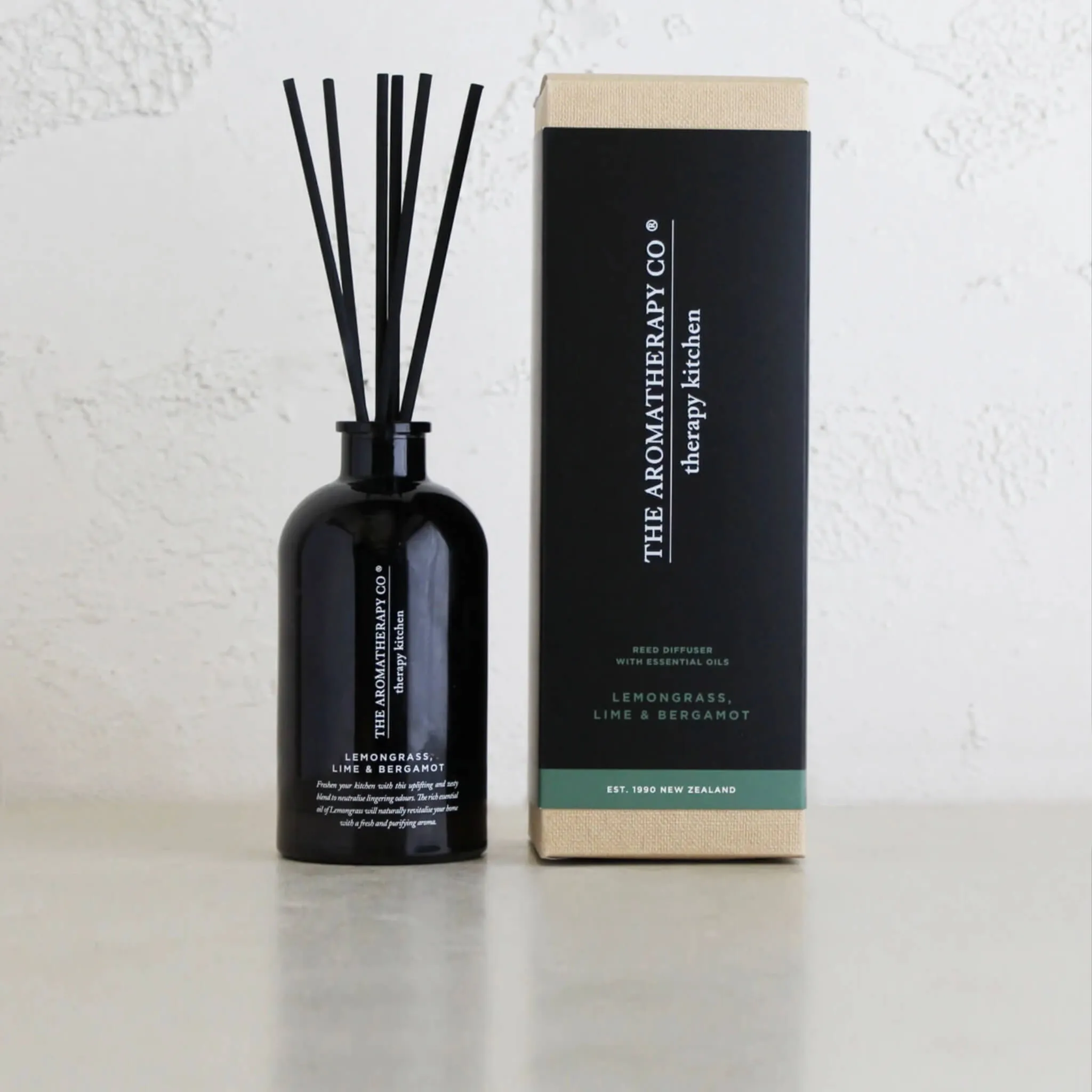 THERAPY KITCHEN REED DIFFUSER |  LEMONGRASS, LIME   BERGAMOT